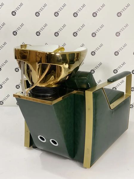 Перукарська мийка Bronx Lux з керамічною раковиною Gold VM2045 g фото