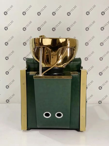 Перукарська мийка Bronx Lux з керамічною раковиною Gold VM2045 g фото