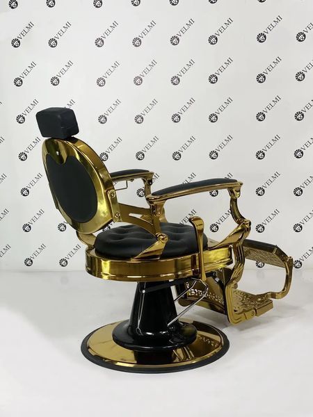 Чоловіче перукарське крісло Barber Cardinal Gold VM07 фото