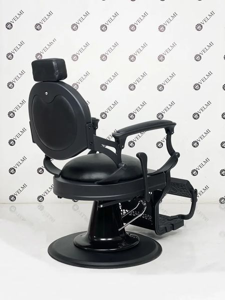 Чоловіче перукарське крісло Barber Cardinal Black VM08 фото
