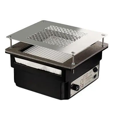 Вбудована витяжка для манікюру Teri Turbo Black з фільтром TR11500B фото